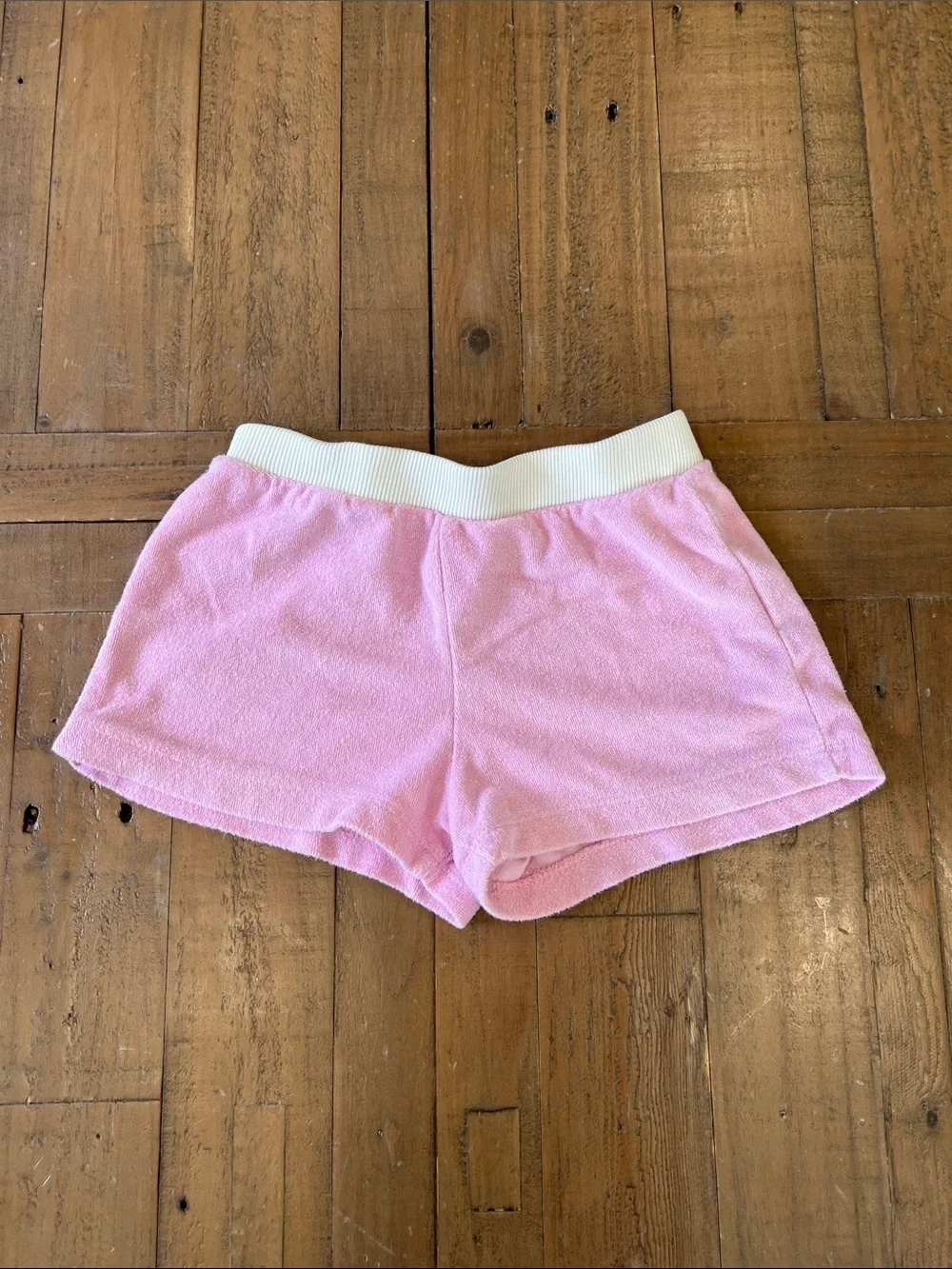 Zara pink Terrycloth boxy top and shorts set size 5 years